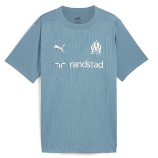 OM Maillot Training Bleu/Beige Junior Puma 24/25 pas cher