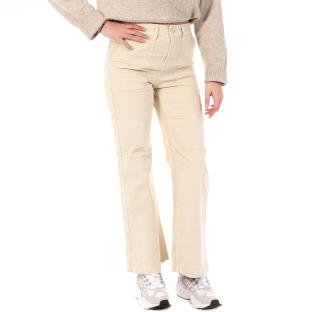 Pantalon en Velours Beige Femme Oraije Pedro pas cher
