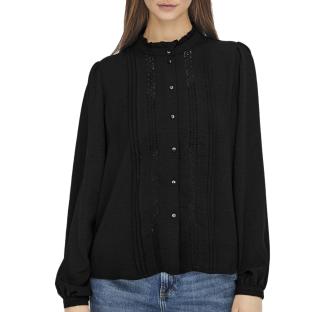 Chemise Noir Femme JDY Lace Shirt pas cher