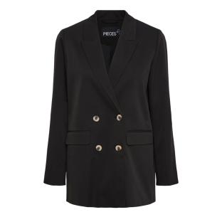 Blazer Noir Femme Pieces Thelma pas cher