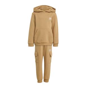 Survêtement Marron Enfant Adidas Hoodie vue 0