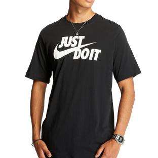 T-shirt Noir Homme Nike Just Do It Swoosh pas cher