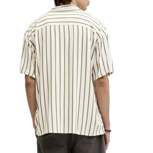 Chemise Blanc/Kaki Homme Jack & Jones Jjejeff vue 0