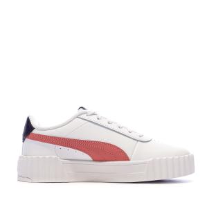 Baskets Blanche/Rose Fille/Femme Puma Carina 3.0 vue 0