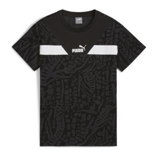 T-shirt Noir Fille Puma Hypernatu pas cher