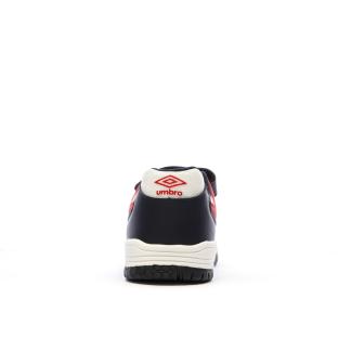 Baskets Blanches/Rouges/Marine Garçon Umbro Travys vue 3