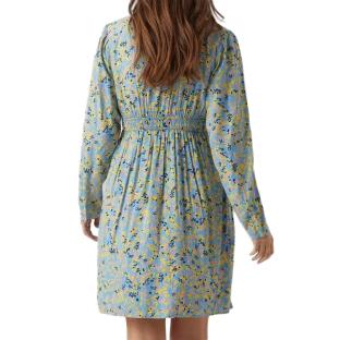 Robe D'allaitement Bleu/Jaune Femme Mamalicious Tess vue 2