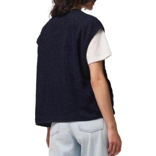 Gilet sans manche Marine Femme Pieces Katty vue 0