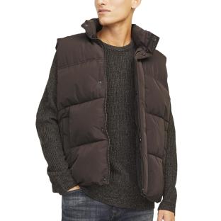 Doudoune Sans Manche Marron Homme Jack & Jones Bradley vue 0