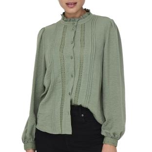 Chemise Kaki Femme JDY Lace Shirt pas cher