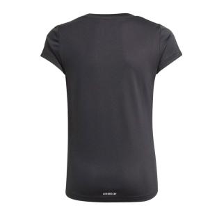 T-shirt Noir/Blanc Fille Adidas T GN1457 vue 2