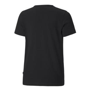 T-shirt Noir Garçon Puma ESS Logo Tee vue 2