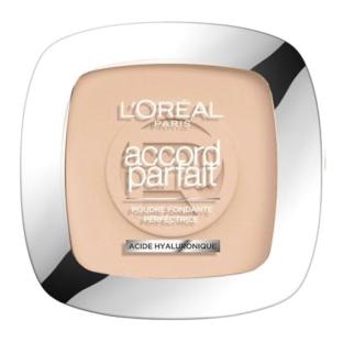 Poudre Fondante Perfectrice Accord Parfait L'Oréal Paris 3D/3W Beige Dorée vue 0