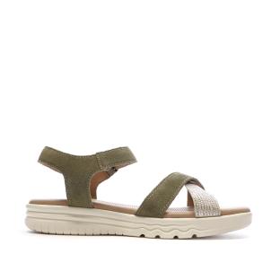 Sandales Kaki Femme TBS Scarlet vue 2