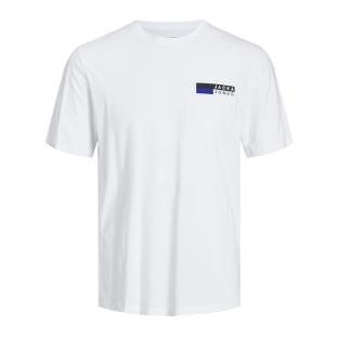 T-Shirt Blanc Garçon Jack & Jones Corps pas cher