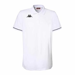 Polo de Rugby Blanc Garçon Kappa Barli vue 0