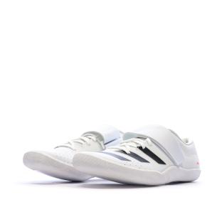 Chaussures d'athlétisme Blanches/Noires Homme Adidas Adizero Throws vue 0