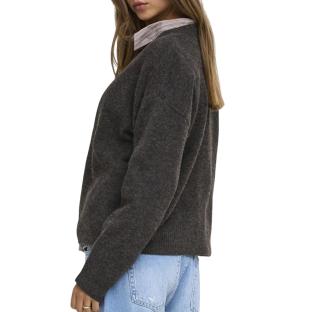 Pull Marron Femme Only Lolivia vue 0