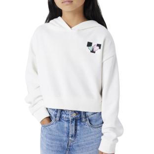 Sweat à Capuche Blanc Fille Name it Tara vue 0