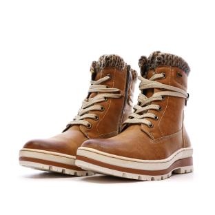 Bottines Camel Femme Relife Galabon vue 6