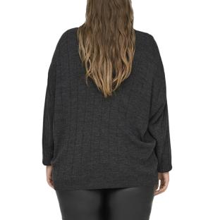 Pull Gris Femme Only Carmakoma Tess vue 2