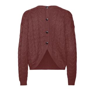Pull Bordeaux Femme Vero Moda Tilda vue 2