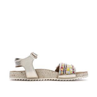 Sandales Doré et Perles Fille Mod8 Mo Charlene vue 0