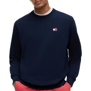 Sweat Marine Homme Tommy Hilfiger Badge Crewss vue 0