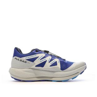 Chaussures de trail Blanche/Bleu Homme Salomon Pulsar vue 2