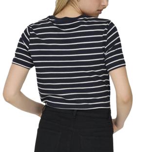 T-Shirt Marine/Blanc Femme Only Liva vue 2