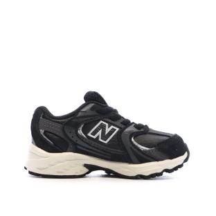 New Balance 530 Baskets Noires Enfant IZ530BMT vue 2