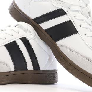 Baskets Blanc/Noir Femme Teddy Smith 120131 vue 7