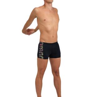 Boxer de bain Noir Homme Arena Kikko Graphic vue 0