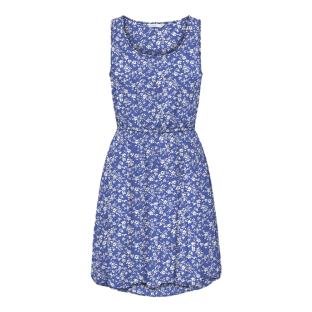 Robe Bleu/Blanc Femme Only 15222201 pas cher