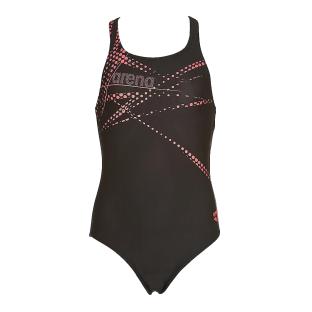 Maillot de bain Noir/Rose Fille Arena Burst pas cher