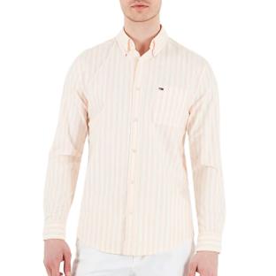 Chemise Orange/Beige Homme Tommy Hilfiger Tjm Reg Stripe vue 0