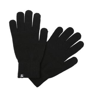 Gants Noir Jack & Jones Knitted Gloves pas cher