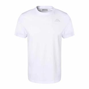 T-shirt Blanc Homme Kappa Cafers pas cher
