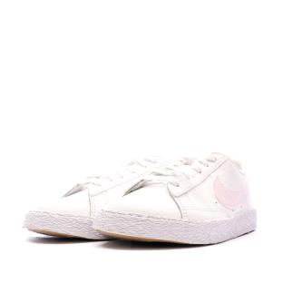 Baskets Blanches Fille Nike Blazer Low vue 6