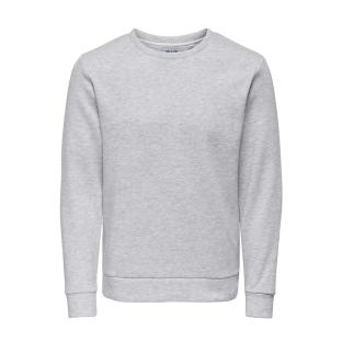 Sweat Gris Homme Only & Sons Chase pas cher
