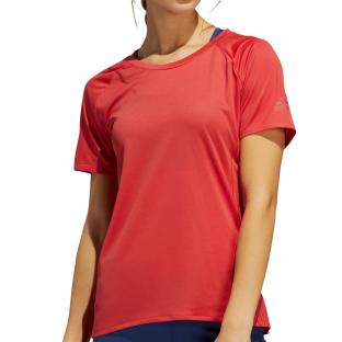 Maillot Running Rouge Femme Adidas 25/7 pas cher