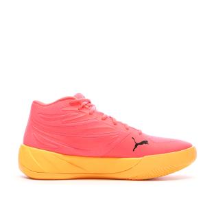Chaussures de Basketball Roses/Oranges Homme Puma Court Pro vue 2
