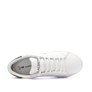 Baskets Blanches/Marine Ado Lacoste Powercourt vue 0