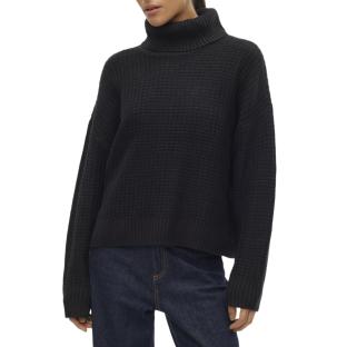 Pull Noir Femme Vero Moda Momega pas cher