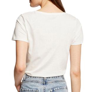 T-shirt Blanc Femme Morgan DANAE vue 2