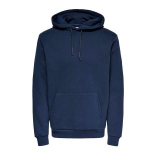 Sweat à Capuche Marine Homme Only & Sons Ceres pas cher