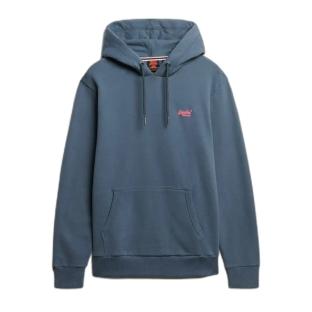 Sweat Gris/Rose Homme Superdry Essential pas cher