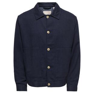 Veste Légère Marine Homme Only & Sons Structure vue 0