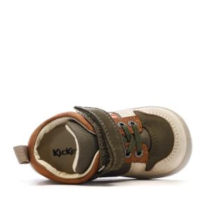 Baskets Hautes Beige/Camel Garçon Kickers Bottillon vue 4