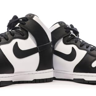 Baskets Blanches/Noires Homme Nike Dunk Hi vue 7